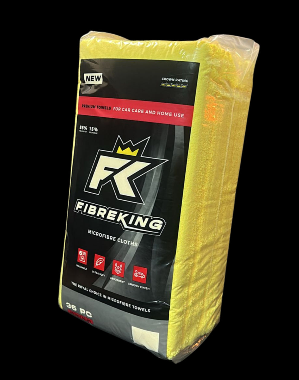 FibreKing 36-Pack Premium Microfibre Cloths