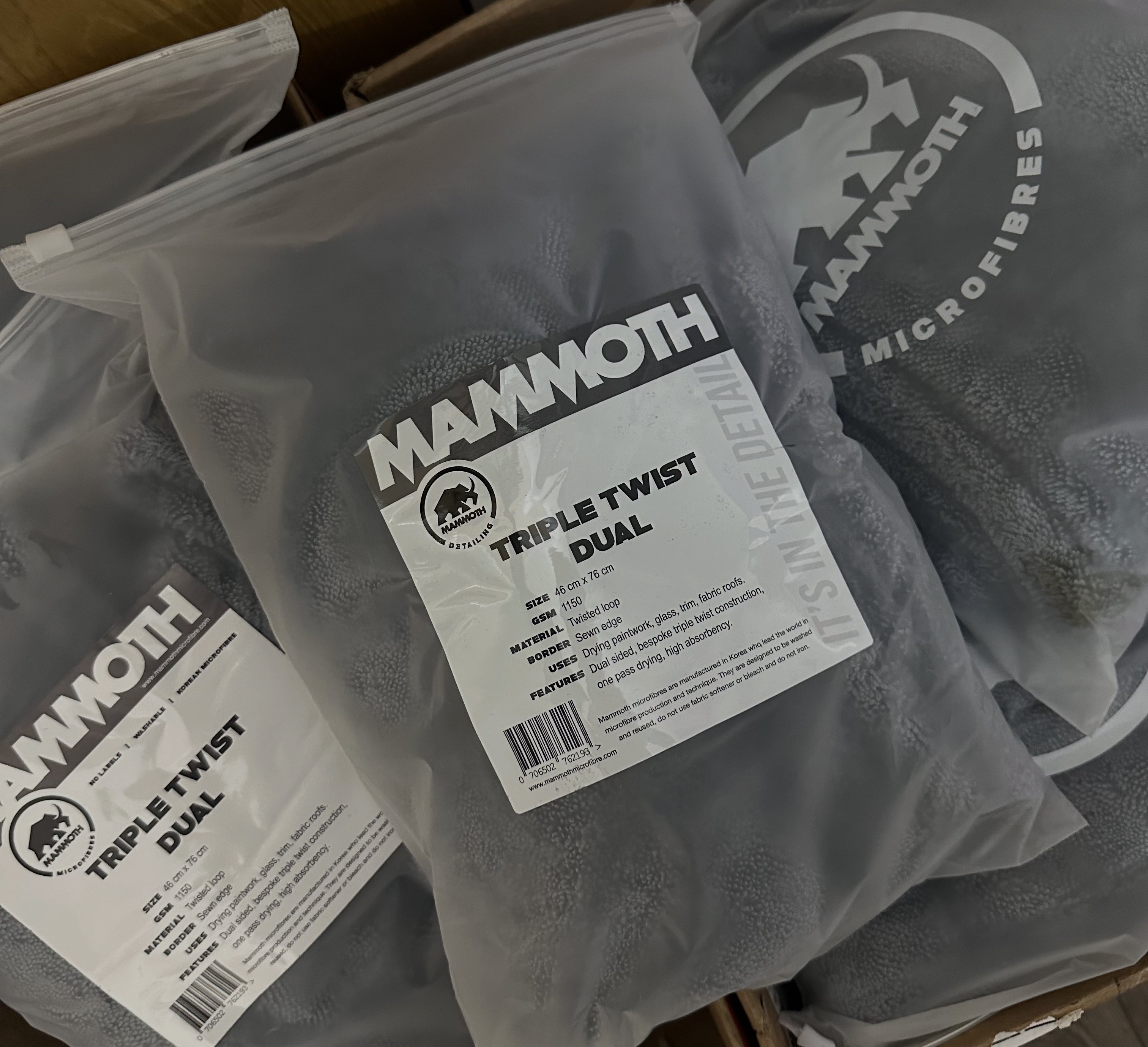 Mammoth Triple Twist Dual Drying Towel – Ultra-Absorbent 1150 GSM