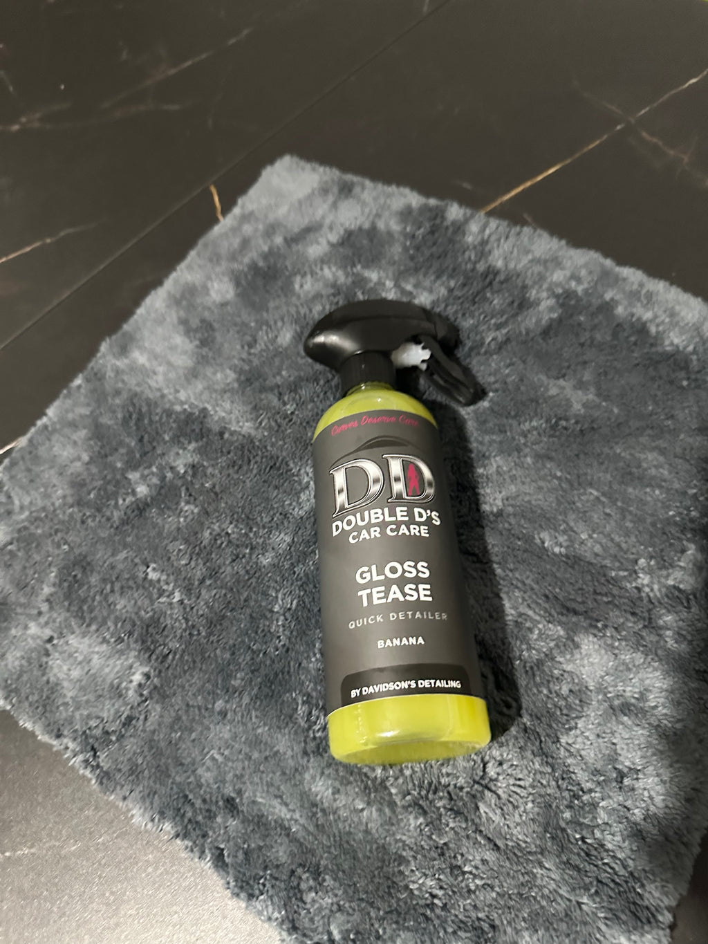 Gloss Tease + Premium Microfibre Cloths (3 Pack)